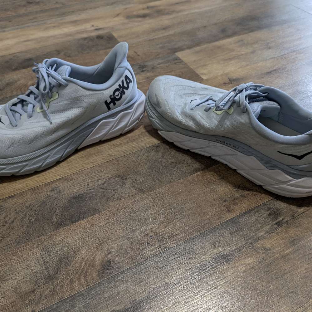 Hoka Athletic Shoes in Light Gray